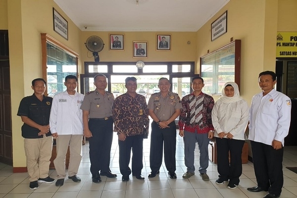 Kapolres Blora AKBP Antonius Anang bersama Bawaslu Blora