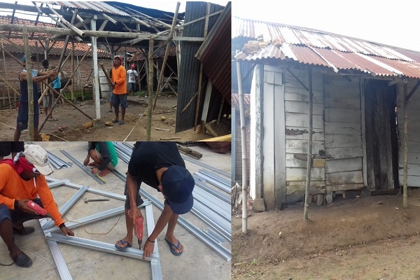 Rumah Mbah Rawi sempat roboh lantaran konstruksinya rapuh