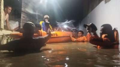 CURAH HUJAN TINGGI, RIBUAN RUMAH DI CEPU TERENDAM BANJIR