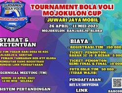 BERIKUT HARGA TERBARU TIKET TURNAMEN VOLI MOJOKULON CUP