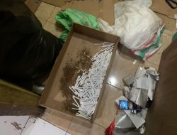 PENIMBUNAN ROKOK ILEGAL DISEBUAH BANGUNAN BERHASIL DIAMANKAN