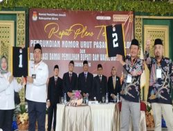 PENGUNDIAN NOMOR URUT PILKADA BLORA 2024 : ASRI 1, ABDI 2