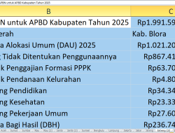 APBN 2025: BLORA TERIMA RP1,99 TRILIUN UNTUK INFRASTRUKTUR DAN KESEJAHTERAAN