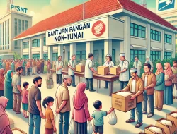 PENYALURAN BANTUAN PANGAN NONTUNAI TAHAP DUA OLEH KANTOR POS BLORA