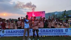 15 KLUB BLORA BERSAING DI PIALA SURATIN U13, PUTRA MUSTIKA RAIH HATTRICK KEMENANGAN